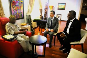 President Of Sasakawa Africa Association Meet With Chief Obasanjo, Ifad, Ambassador Of Japan And Others President of Sasakawa Africa Association meet with Chief Obasanjo, IFAD, Ambassador of Japan and others