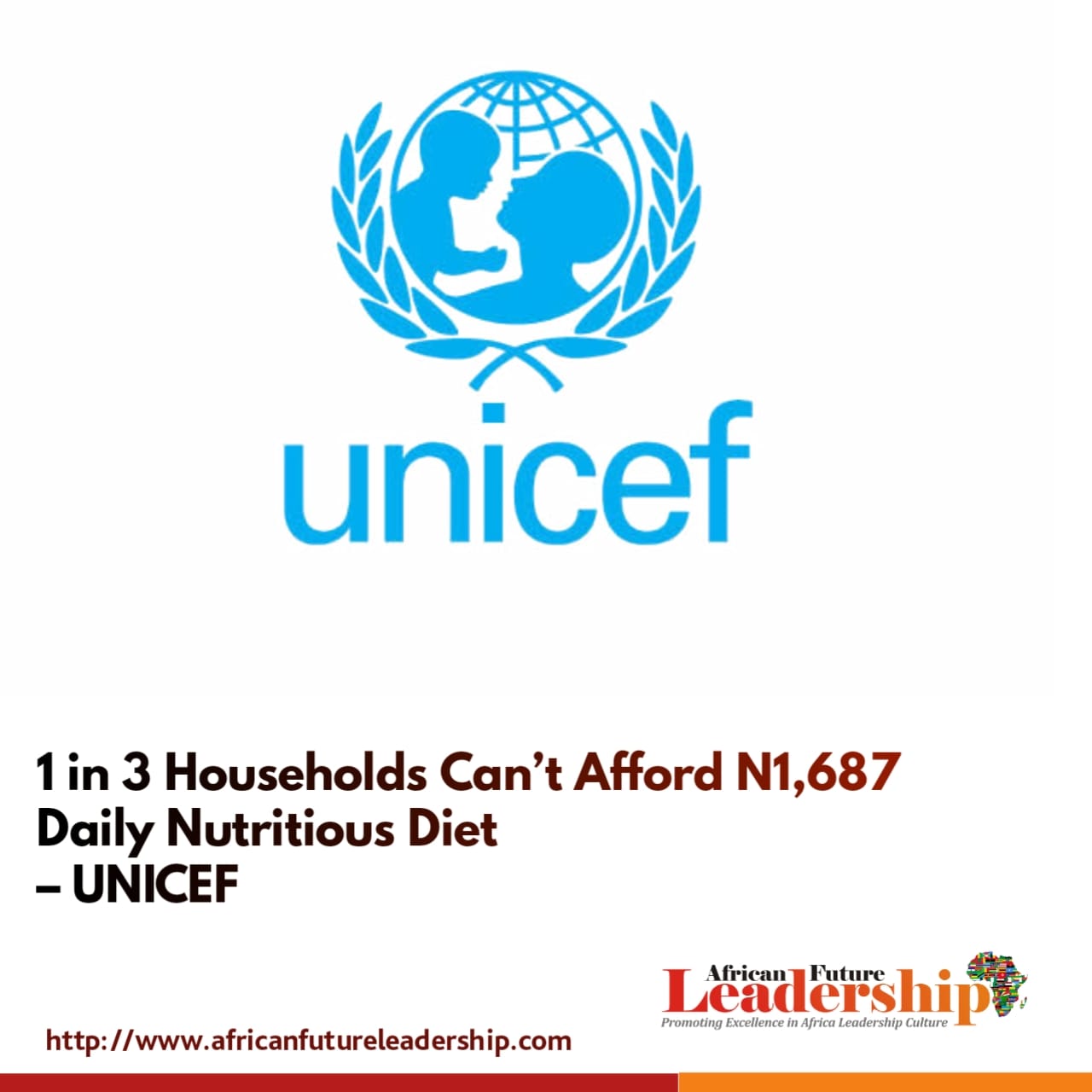 1 in 3 Households Can’t Afford N1,687 Daily Nutritious Diet – UNICEF