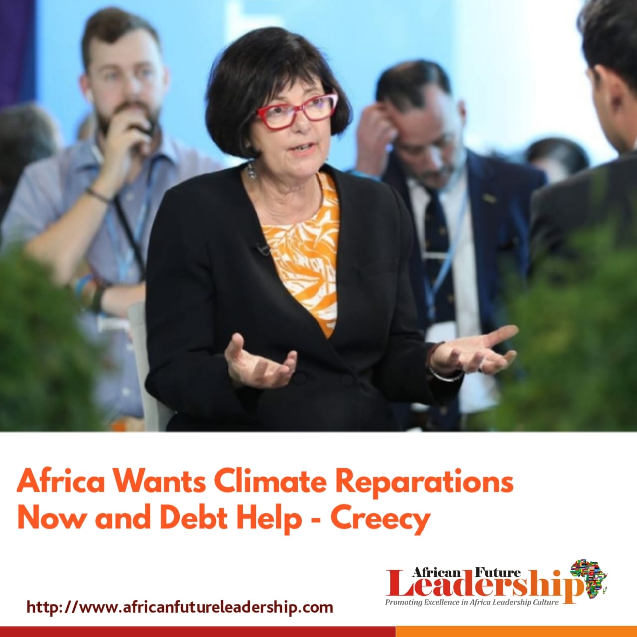 Africa Wants Climate Reparations Now and Debt Help - Creecy