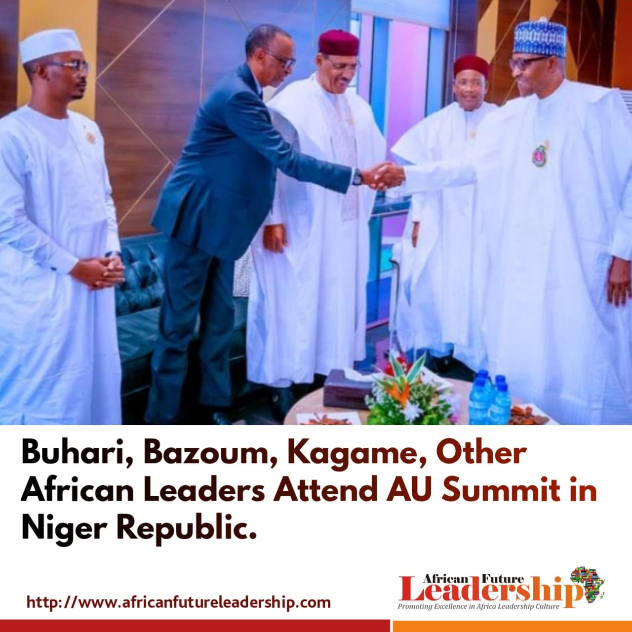 Buhari, Bazoum, Kagame, Other African Leaders Attend AU Summit in Niger Republic