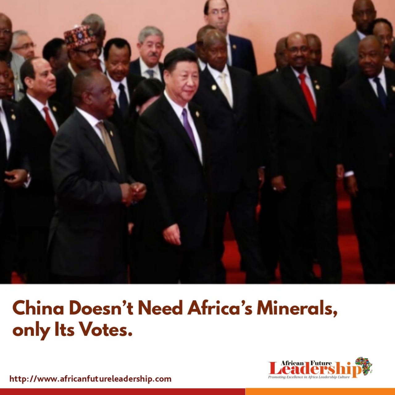 China Doesn’t Need Africa’s Minerals, only Its Votes