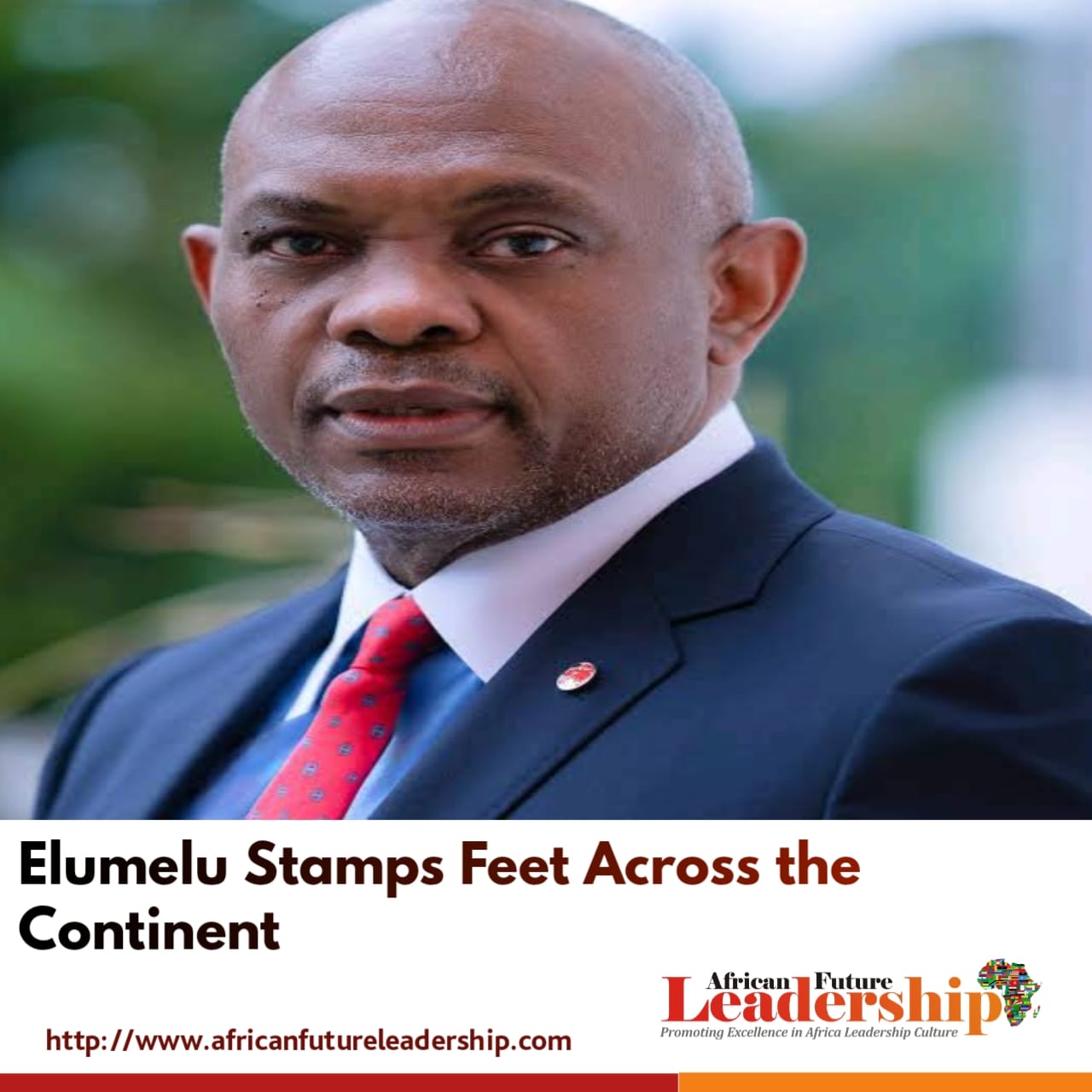 Elumelu Stamps Feet Across the Continent