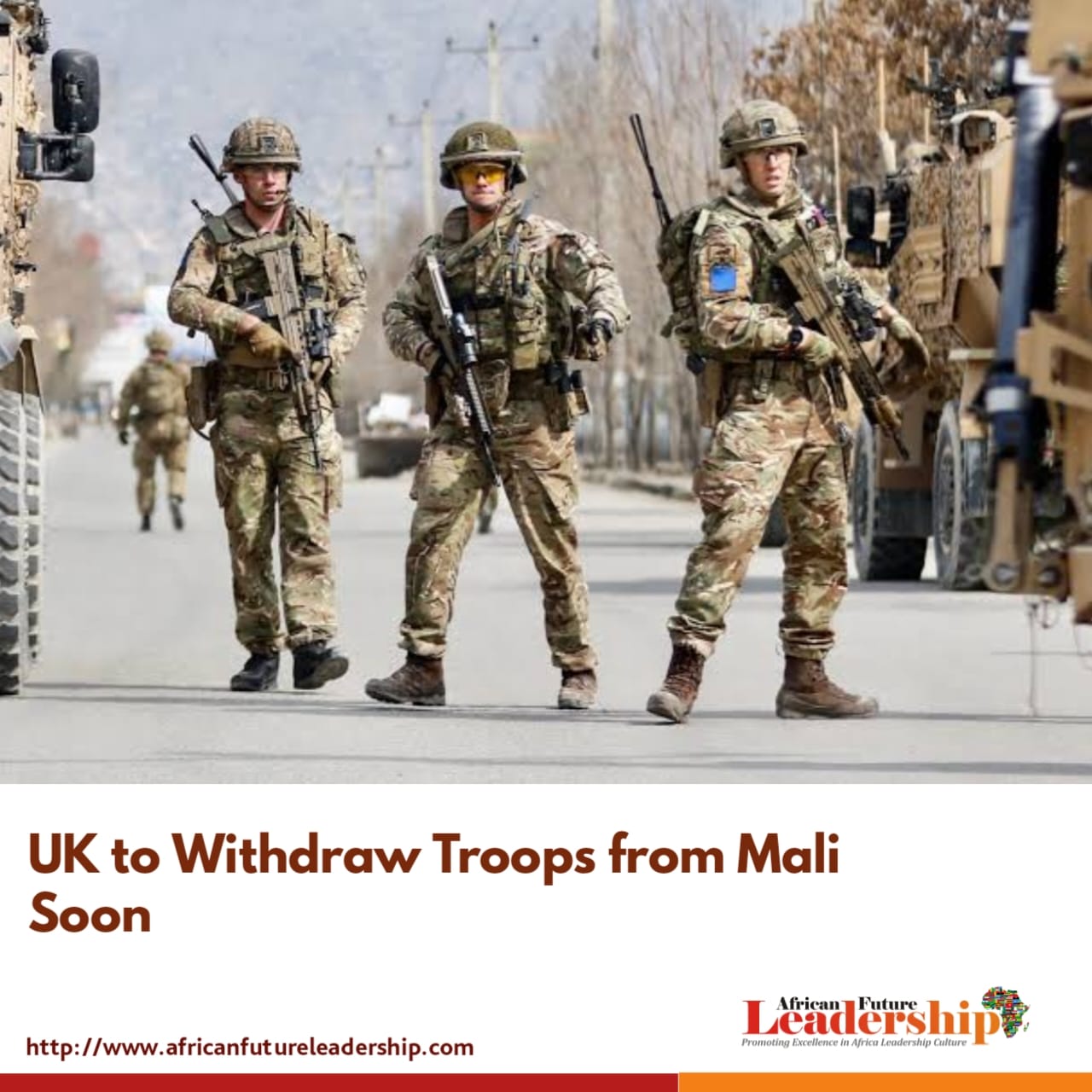 UK to Withdraw Troops from Mali Soon
