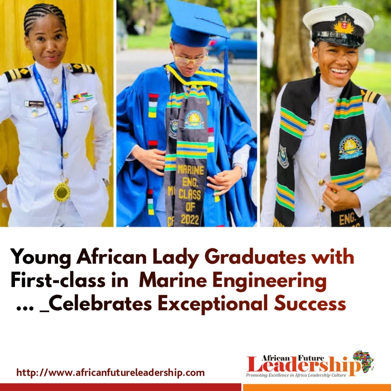 Young African Lady Graduates with First-class in Marine Engineering