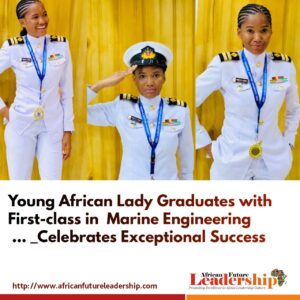 Young African Lady Graduates with First-class in Marine Engineering