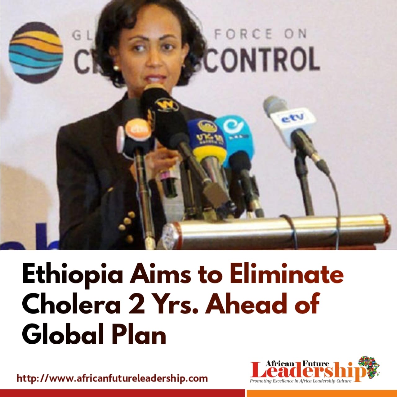 Ethiopia Aims to Eliminate Cholera 2 Yrs. Ahead of Global Plan