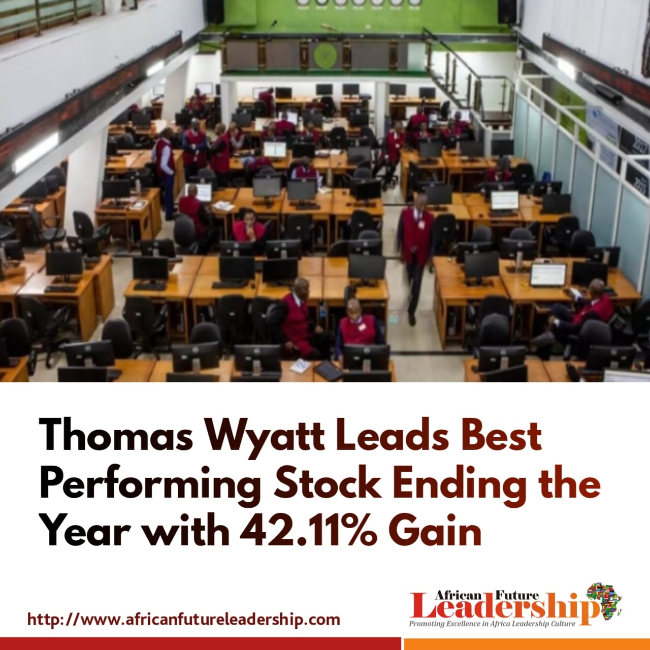 Thomas Wyatt Leads Best Performing Stock Ending the Year with 42.11% Gain