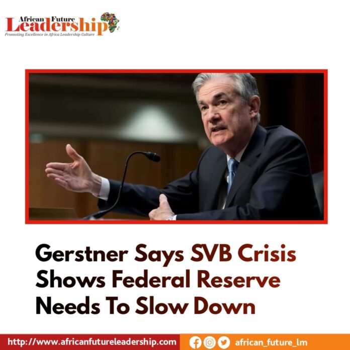 Gerstner Says SVB Crisis Shows Federal Reserve Needs To Slow Down