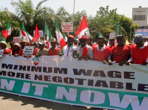 RIDICULOUS OFFER: Nigerian Labor Unions Dismiss Government's Minimum Wage Offer of N48,000