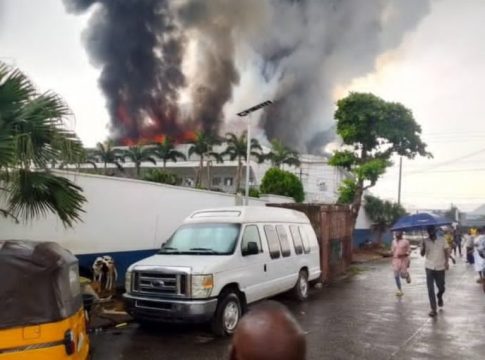 Christ Embassy Headquarters In Lagos Engulfed By Fire