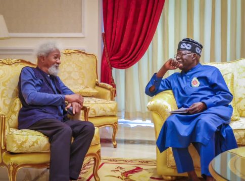 President Tinubu honours Soyinka, Names Abuja Road After Him