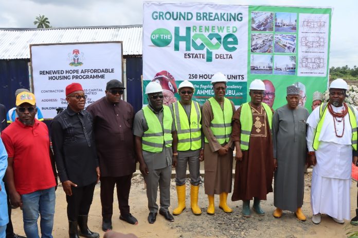 FG flags off construction of 250 housing units in Delta