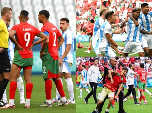 Morocco Edges Argentina At Paris Olympics.