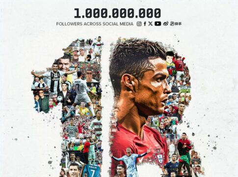 Cristiano Ronaldo Becomes First Person To Reach 1 Billion Social Media Followers