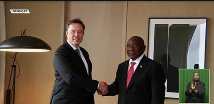 Ramaphosa Meets With Musk Over Boosting South Africa's Economy