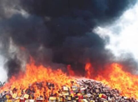 NAFDAC Destroys N10 Billion Worth Of Substandard Products In Gombe