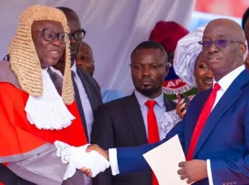 Okpebholo Sworn In As Edo State Governor, Pledges Reforms and Development