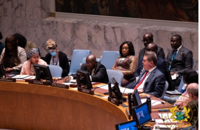 Akufo-Addo Urges UNSC to Support Financing of Africa