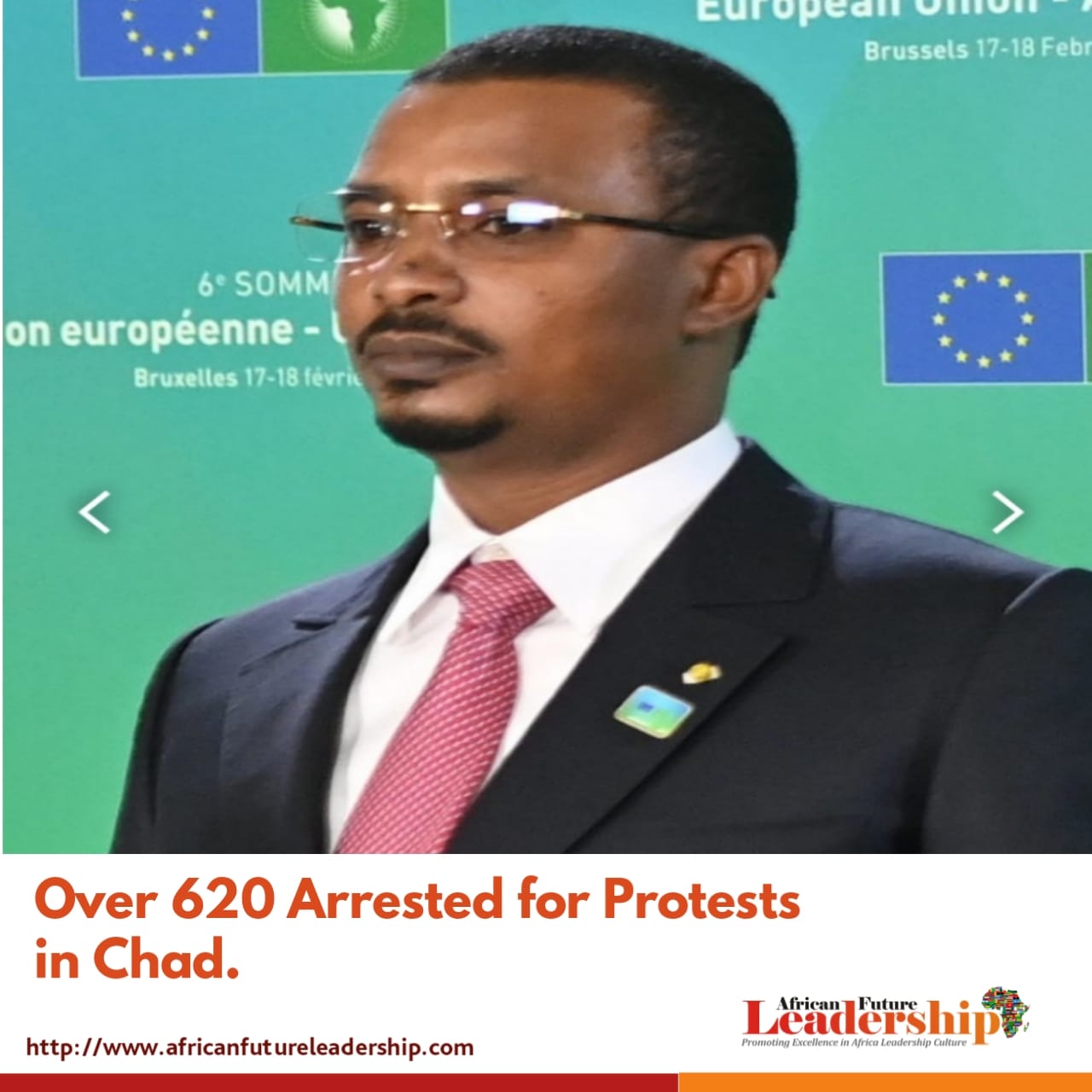 Over 620 Arrested for Protests in Chad