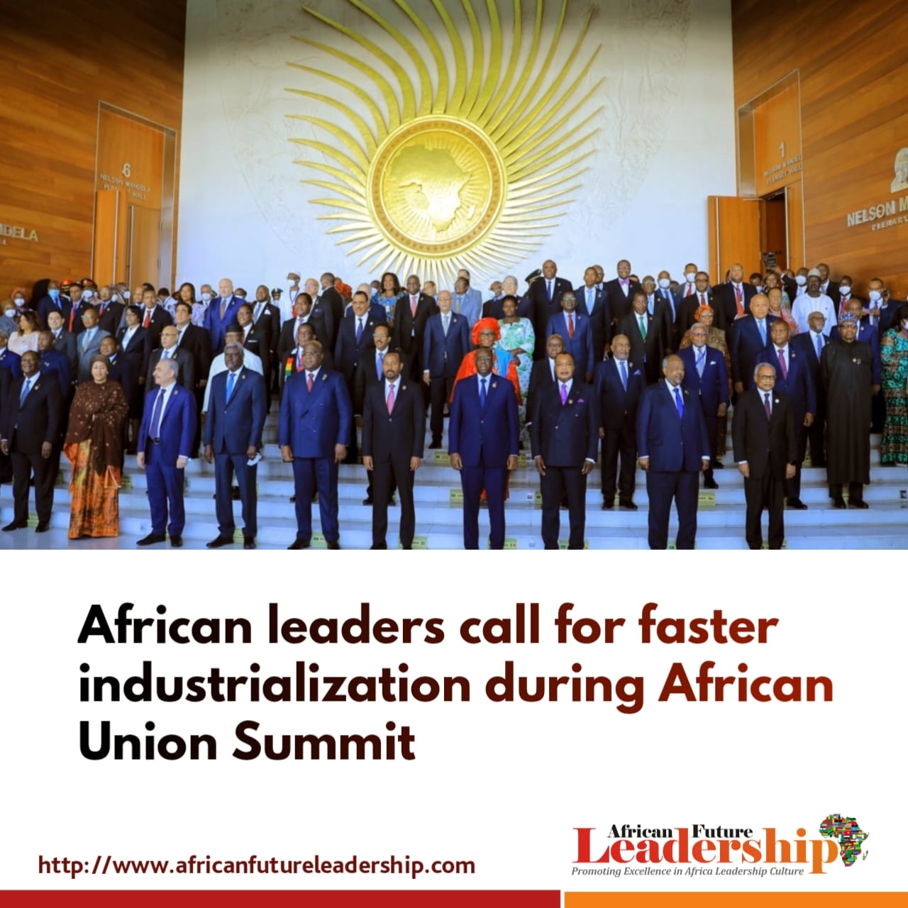 African leaders call for faster industrialization during African Union Summit