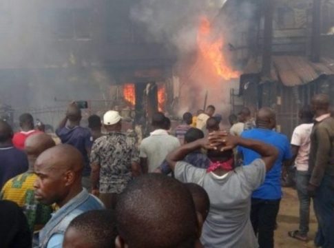 Fire Ravages Nnobi Market In Anambra, Destroys Goods Worth Millions Fire Ravages Nnobi Market In Anambra, Destroys Goods Worth Millions