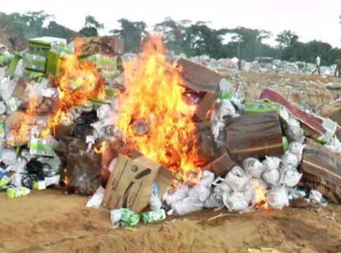 NAFDAC Seizes and Destroys Counterfeit Goods Worth ₦120 Billion Nationwide